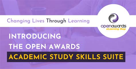 Introducing The Open Awards Academic Study Skills Suite Open Awards