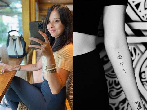 Inked Pinay Celebrities With Cool Tattoos Gma Entertainment