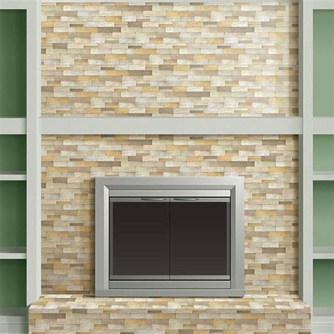 Ceramic floor and wall tile (11.11 sq. Shop Desert Quartz Ledgestone Natural Stone Random Indoor ...