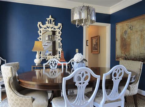 Champion Cobalt Benjamin Moore Via My Interior Life Dining Room