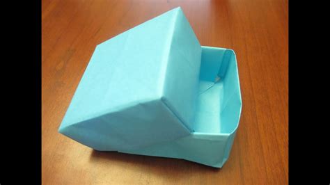 How To Make An Origami Box With Lid Youtube