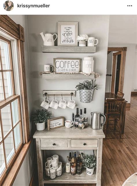 30 Latest Diy Coffee Station Ideas In Your Kitchen Coffee Bar Home