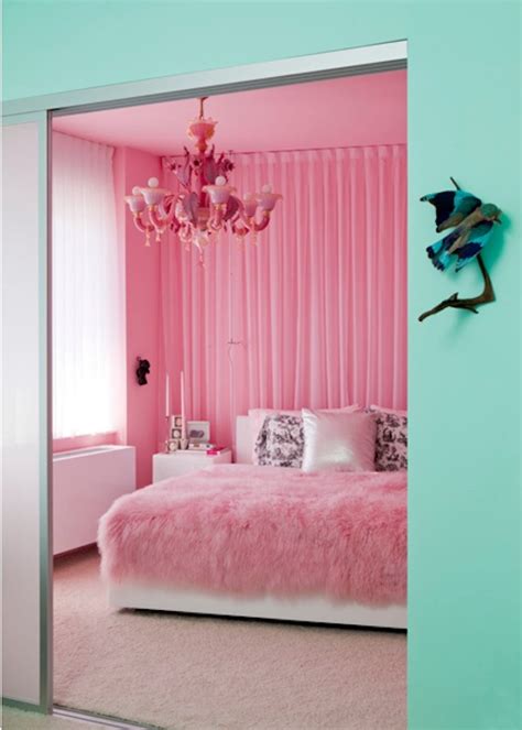 The flooring is eucalyptus wood. Aqua and Pink Interiors - Panda's House