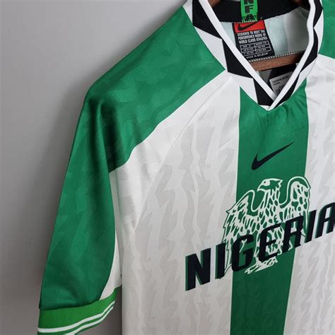 Us 1900 1996 1998 Nigeria Away Retro Soccer Jersey