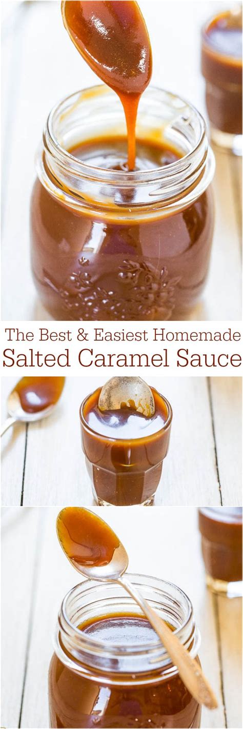 The Best And Easiest Homemade Salted Caramel Sauce
