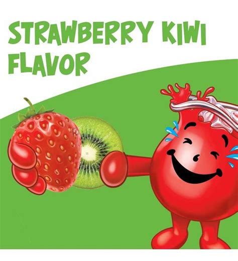 Kool Aid Jammers Strawberry Kiwi Artificially Flavored Drink 10 Ct Box