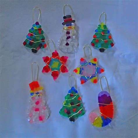 Christmas Sun Catchers Made From Melted Pony Beads Melted Pony Beads
