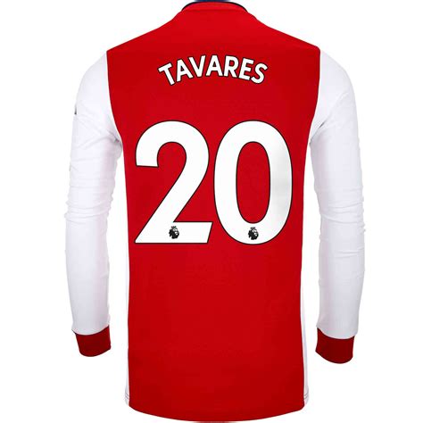 202122 Adidas Nuno Tavares Arsenal Ls Home Jersey Soccerpro