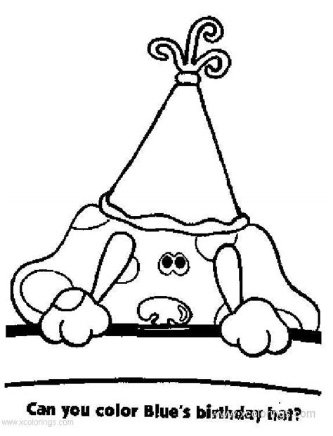 Happy Birthday From Blues Clues Coloring Pages XColorings Com