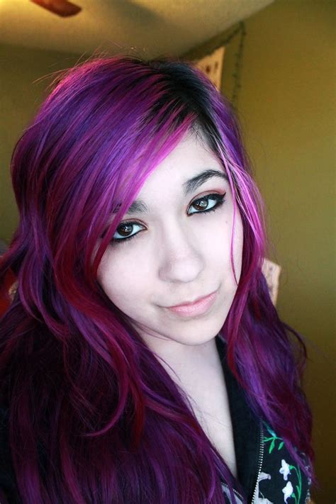 20 best ideas anime hairstyles female real life it is the simply just design and style that suits every single confront design and style. Purple hair | Real life anime hair this is cool ...