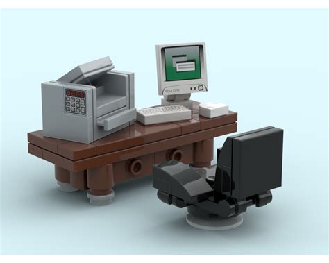 LEGO MOC-47305 Office Workstation (Town > City > Supplemental 2017 ...
