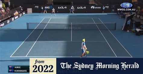 Video Aleksandar Vukic Vs Thanasi Kokkinakis ATP Adelaide International