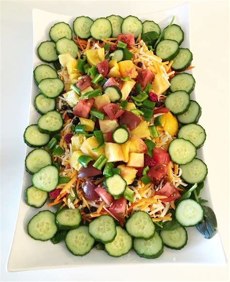 A Party Platter Salad To Die For Vegetable Platter Party Platters Food
