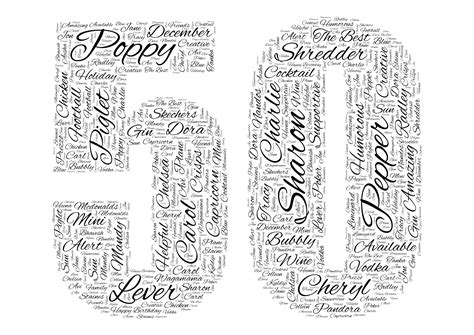 Personalised 50 Word Art 50th Birthday Card 50th T Wall Etsy
