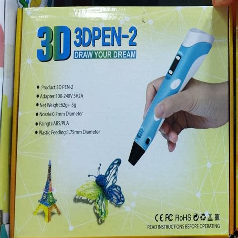Buy 3d Pen Set With Led Display Diy 3d Printing Pen With 9meters Abs