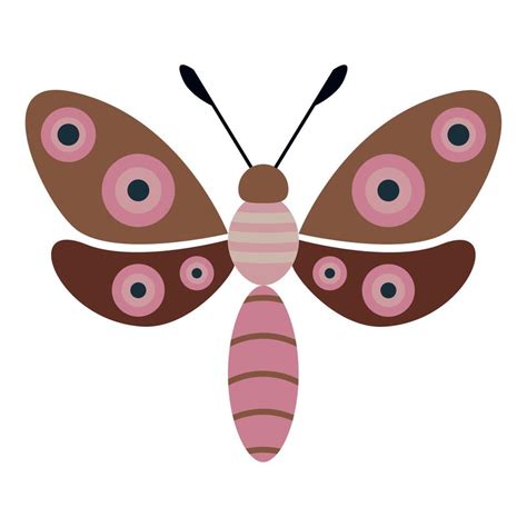 Pink Butterfly Insect Garden Vector Art At Vecteezy