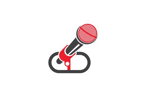 The Microphone Logo Design Icon Graphic Gráfico Por Creativegms