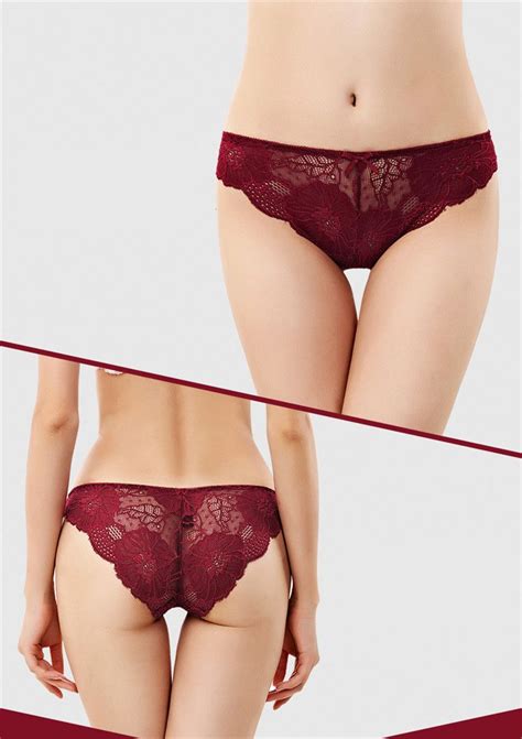 2020 Woman Hollow Out Lace Sexy Briefs Breathable And Comfortable Ladies Underwears Low Waist