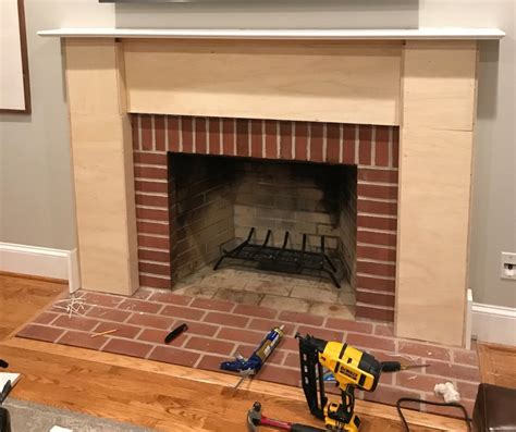 How To Remove Mantel From Brick Fireplace Paint Color Ideas