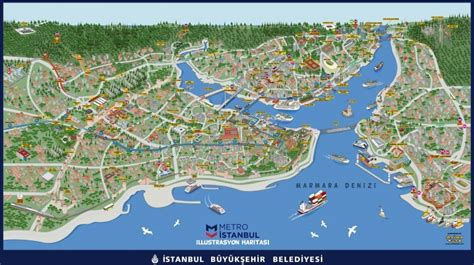 Istanbul Tourist Attractions Map Pdf Updated