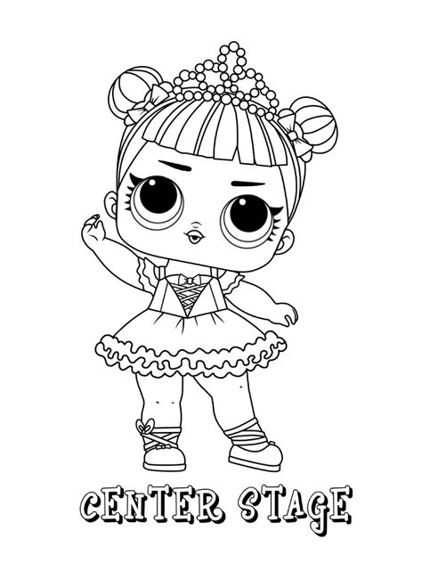 Dolls lol surprise won the love of girls around the world. Cute LOL Coloring Pages to Print | 101 Coloring