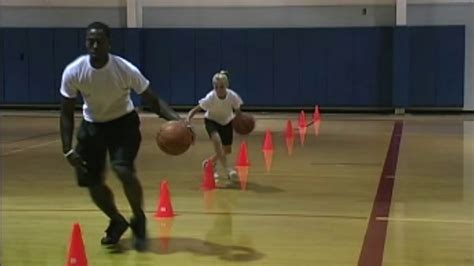basic cone dribbling drill for youth basketball coaching tips youtube