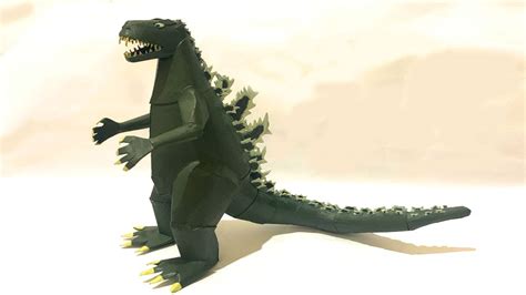 Godzilla Papercraft Model Youtube