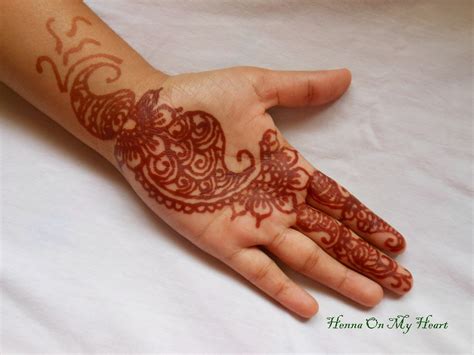 Henna On My Heart Henna Simple Design