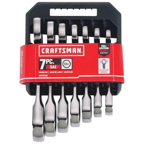 Craftsman 7 Piece Set Standard Sae Ratchet Wrench In The Ratchet