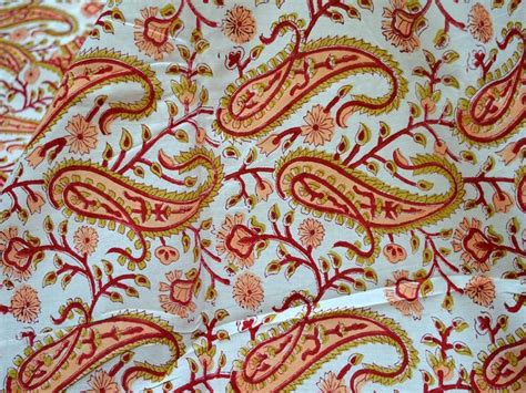 Quilting Fabric Block Printed Cotton Hand Printed Indian Etsy Block