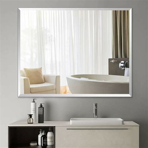 Latitude Run® Empire Modern Frameless Bathroom Vanity Mirror And Reviews Wayfairca