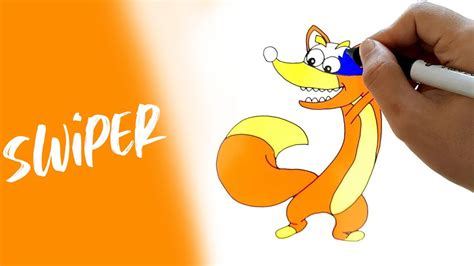 How To Draw Swiper From Dora The Explorer Youtube