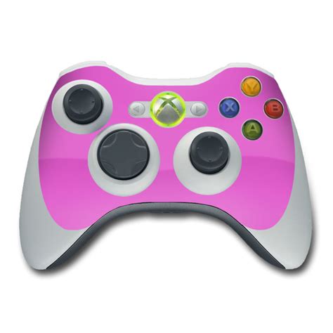 Xbox 360 Controller Skin Solid State Vibrant Pink By Solid Colors