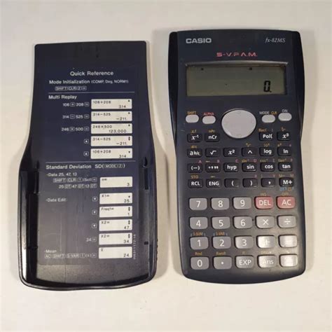 CASIO FX MS SCIENTIFIC Calculator Line Display Function With Case PicClick