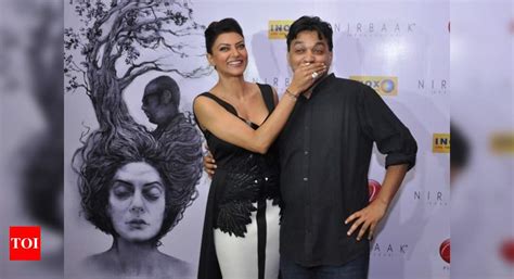 in pics sushmita sen makes a dazzling appearance at nirbaak premiere bengali movie news