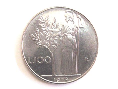 More italian words for money. Vintage Italy 1979 lire 100 coin Italian Republic.Bay Tree