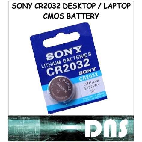Sony Cr2032 Cmos Battery For Desktop 1 Pc Shopee Philippines