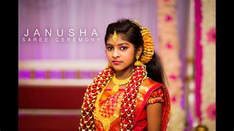 Janusha Saree Ceremony Hightlight Youtube