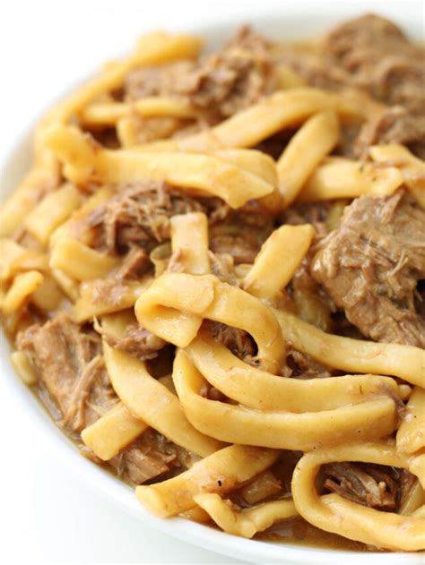 Instant Pot Mississippi Beef Noodles 365 Days Of Slow Cooking And