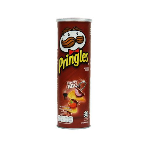 Pringles Potato Crisps Smoky Bbq 107g Shopifull