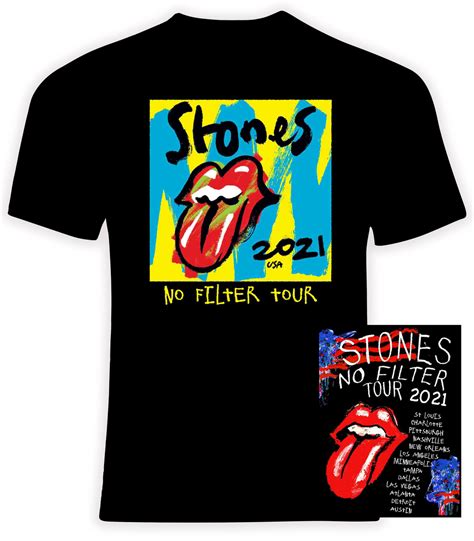 Rolling Stones 2021 No Filter Concert T Shirtphoenixteez