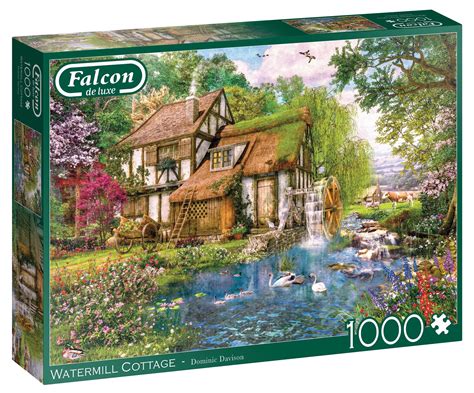Puzzle Dominic Davison Watermill Cottage 1 000 Dielikov Puzzlemaniask