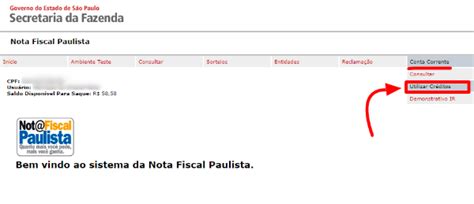 Como Consultar E Resgatar Créditos Do Nota Fiscal Paulista