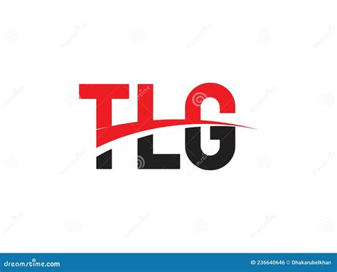 Tlg Letter Initial Logo Design Vector Illustration Stock Vector