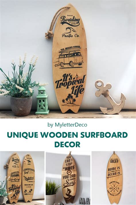 Surfboard Wall Decor Surfer Ts Surfing Home Decor Etsy Surfboard