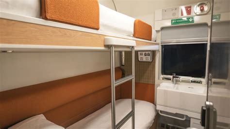 Eurostar and sleeper are semantically related. Eurostar Sleeper Cabins - cabin