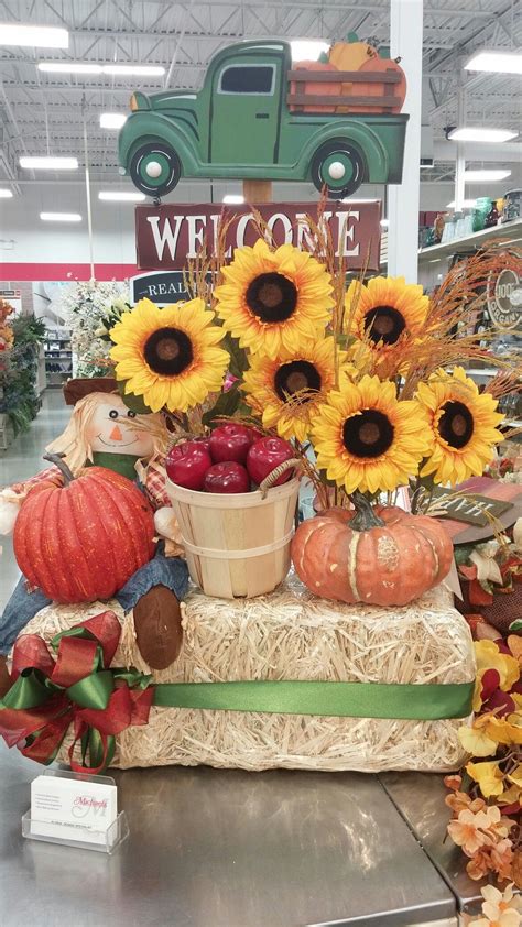 Sunflower Welcome Hay Bale By Rachael Store 7809 Manualidades Otoño