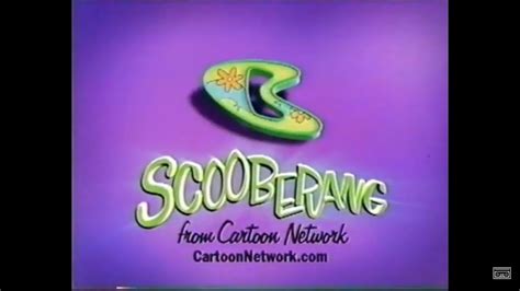 Boomerang Cable Promo Scooberang 060s October 2003 Rare