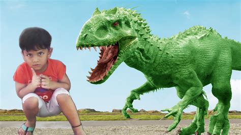 Jurassic World In Real Life With Aadhavan Aadhavans Showtime Youtube