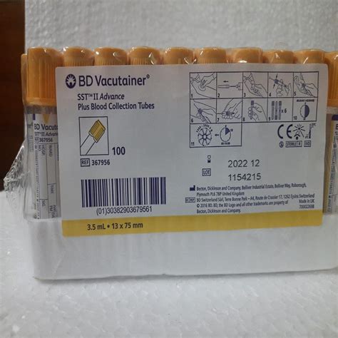 Sodium Heparin Bd Vacutainer Plus Blood Collection Tubes For Clinical At Rs Box In Hyderabad
